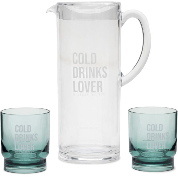 RIVIERA MAISON COLD DRINKS LOVER JUG&GLASSES SET (X)