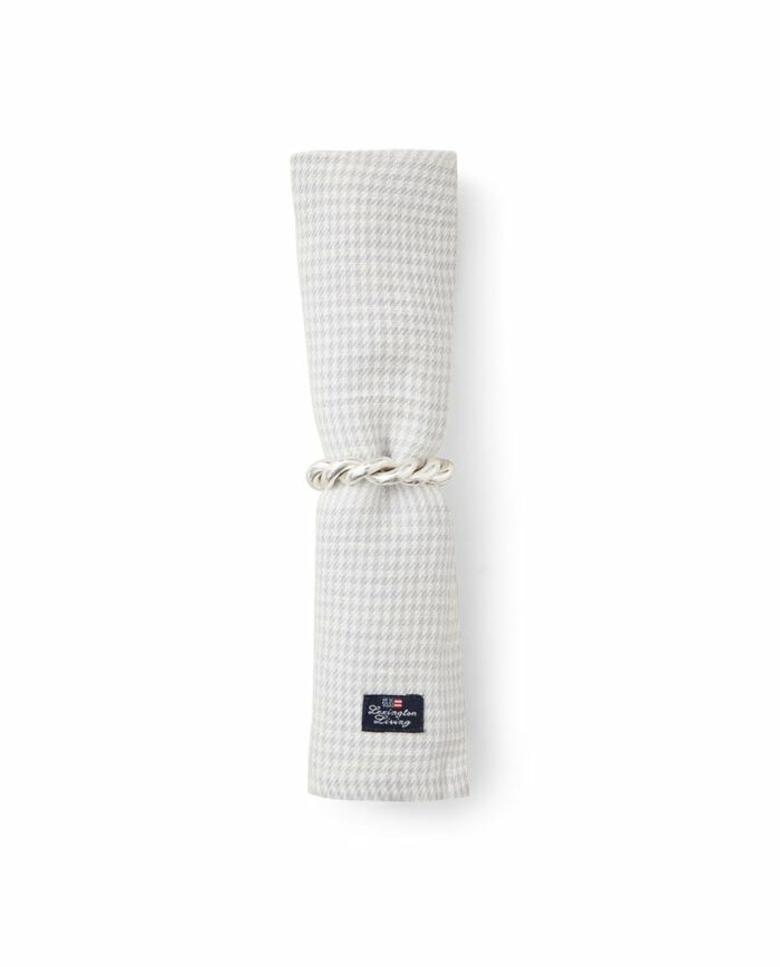 LEXINGTON COTTON/LINEN PEPITA CHECK NAPKIN 50 X 50 – Bild 3