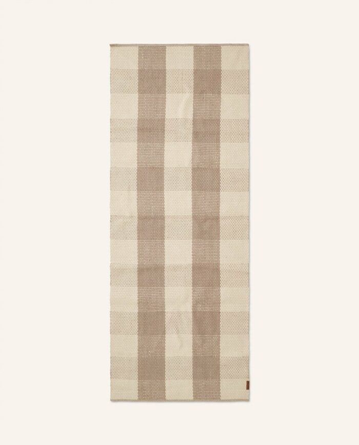 LEXINGTON Checked Jute Rug  70 x 130